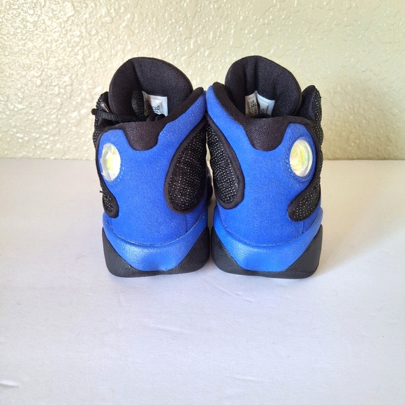 Jordan 13 Retro Hyper Royal Blue &  Black Kids Collectible Sneakers 12C - Picture 3 of 11